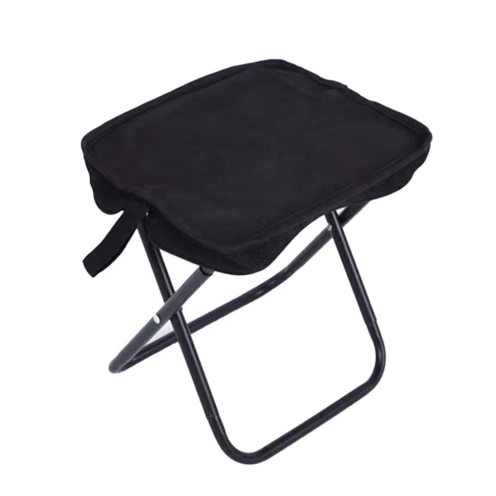 Tragbarer, zusammenklappbarer Mini-Hocker mit Tragetasche mit Reißverschluss für Camping, Reisen, Wandern, Grillen, Angeln, Strand