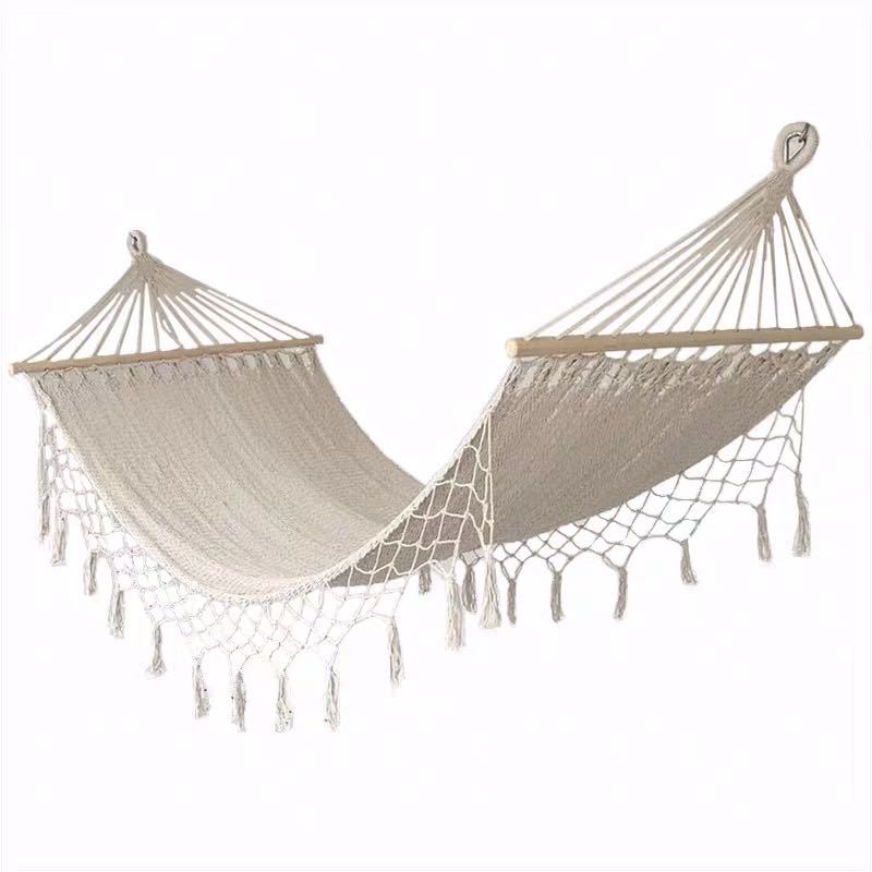 Spitzenfransen-Hängematte für Outdoor-Camping, Garten, Terrasse