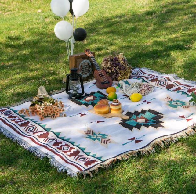 Wasserdichte Outdoor-Campingdecke - Picknickmatte im India-Stil
