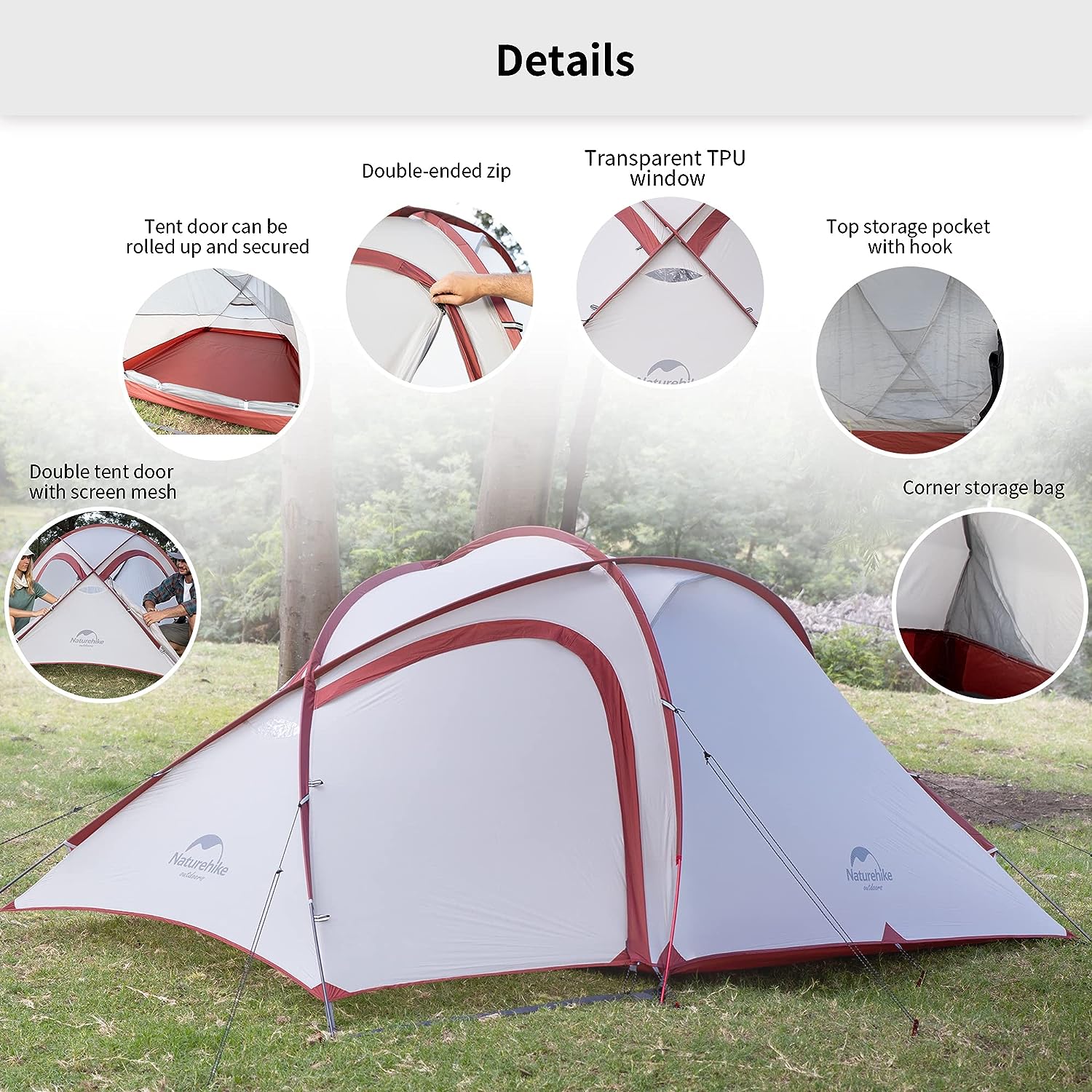 Ultraleichtes Outdoor-Zelt für Rucksackreisen, Wandern, Camping