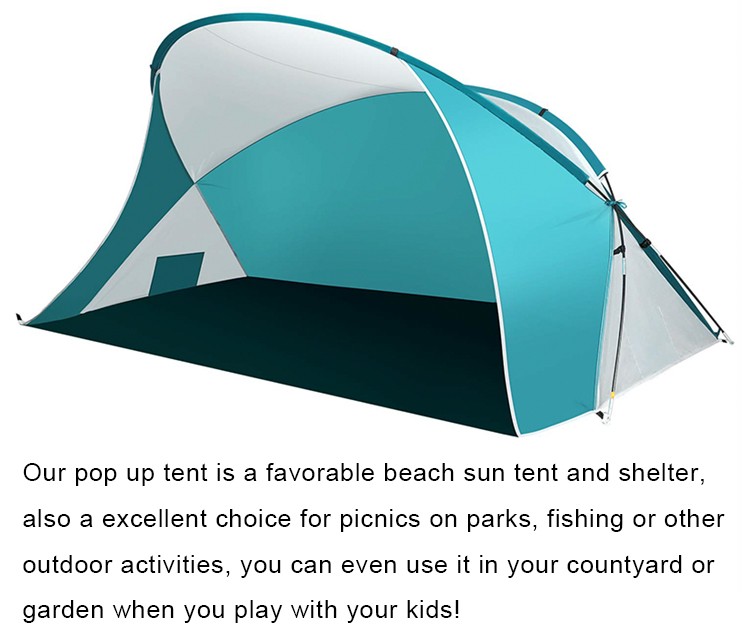 Anti-UV-Pop-Up-Strandzelt – Sonnenschutz für den Außenbereich
