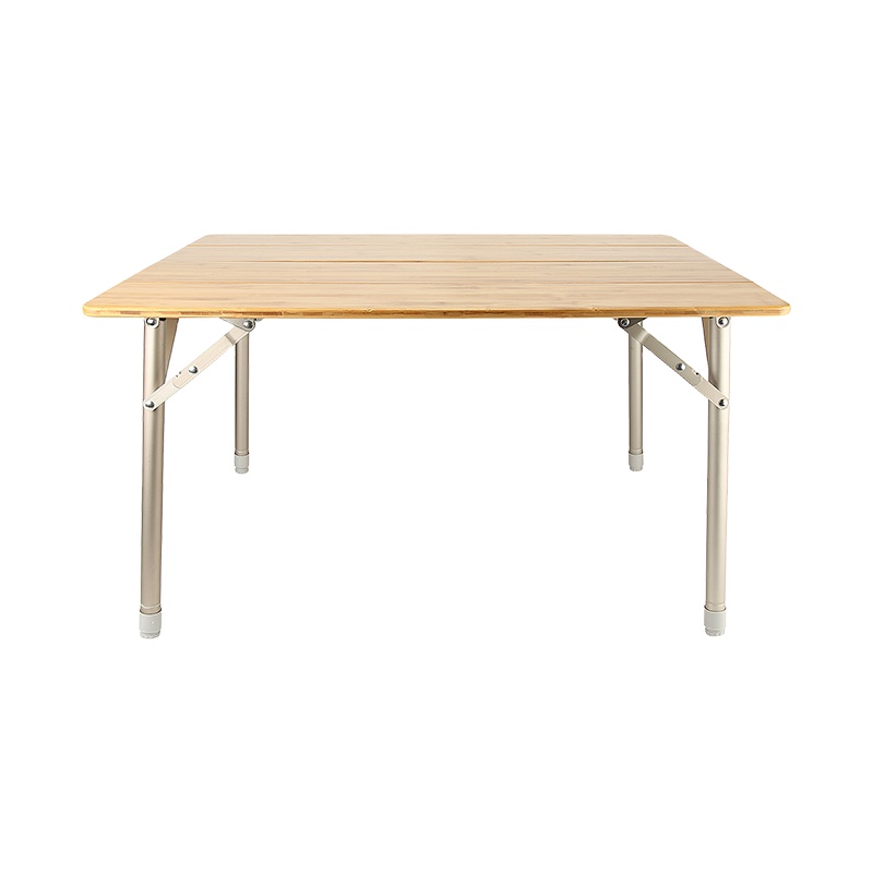 Klappbarer Campingtisch aus Bambus für Picknick im Freien, Terrasse, Garten und Strand