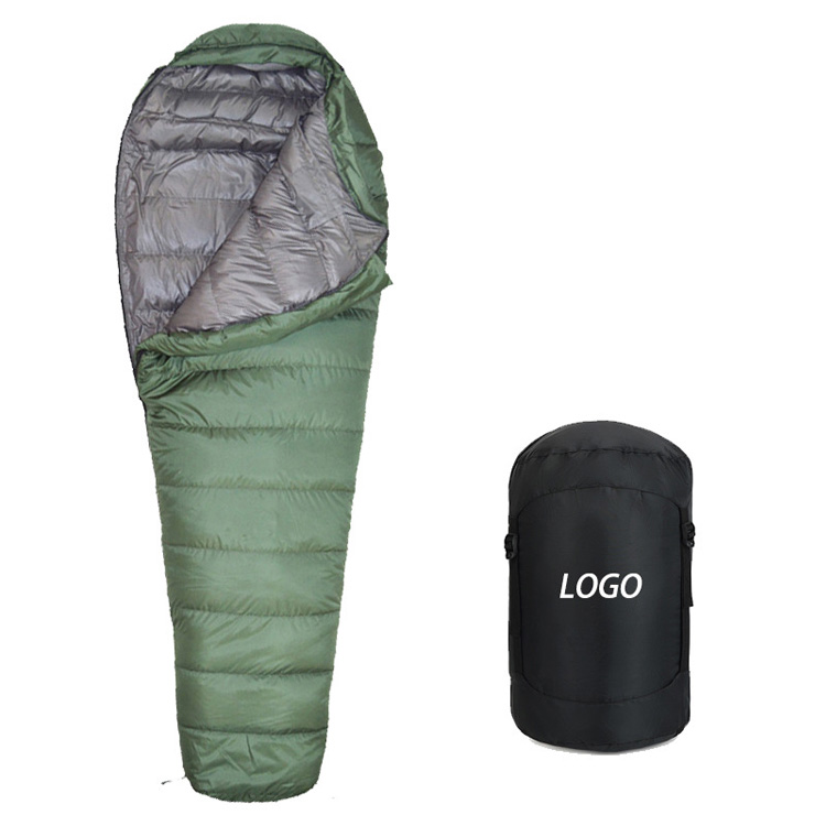 1500 g Winter-Campingschlafsack mit Entendaunen