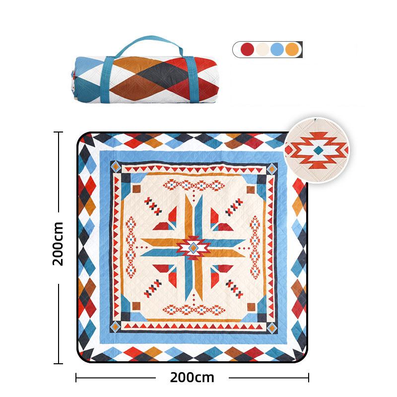 Wasserdichte Oxford-Camping-Picknickmatte im nationalen Stil