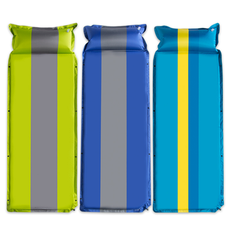 Selbstaufblasende Schlafmatratze für Outdoor-Camping mit Kissen