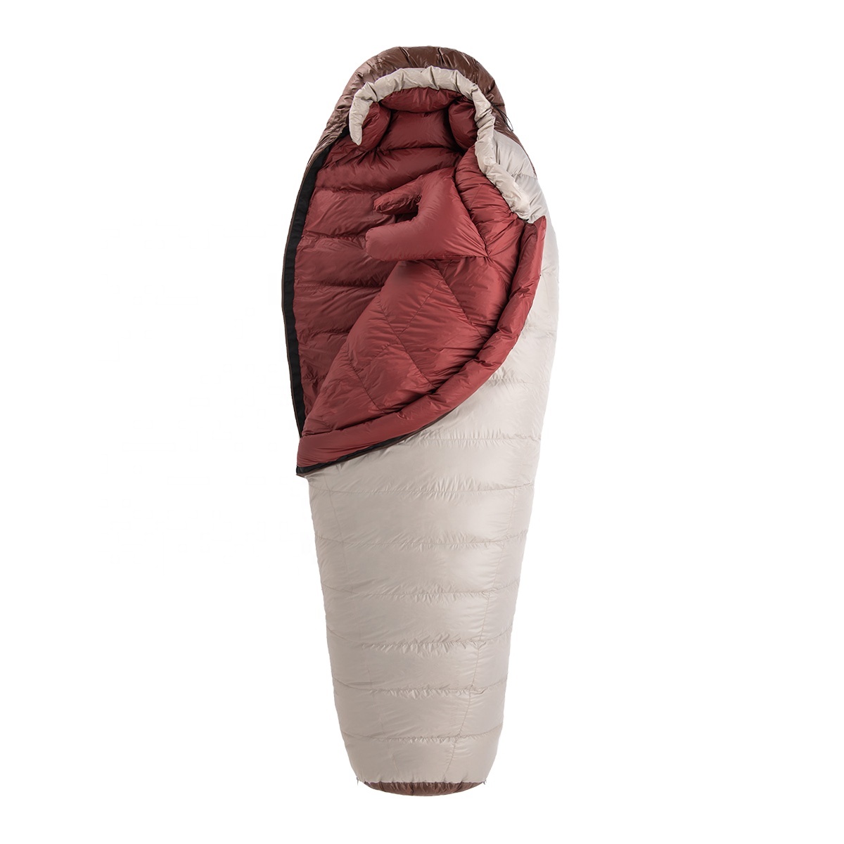 1500 g Winter-Campingschlafsack mit Entendaunen