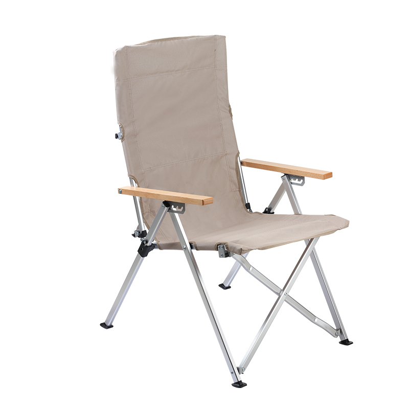 4-Stufen-Rucksack, verstellbarer Aluminium-Klapp-Campingstuhl