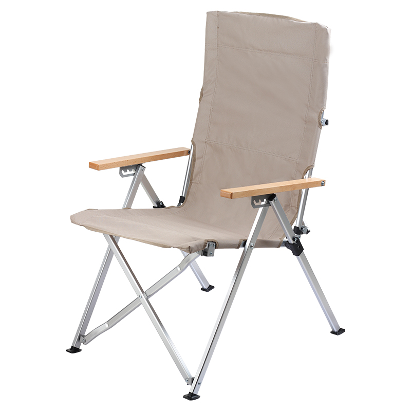 4-Stufen-Rucksack, verstellbarer Aluminium-Klapp-Campingstuhl