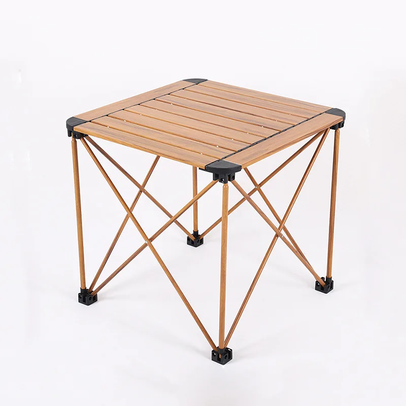 Tragbarer Camping-Picknicktisch aus Aluminium - Kaffee- und Teetisch für den Außenbereich