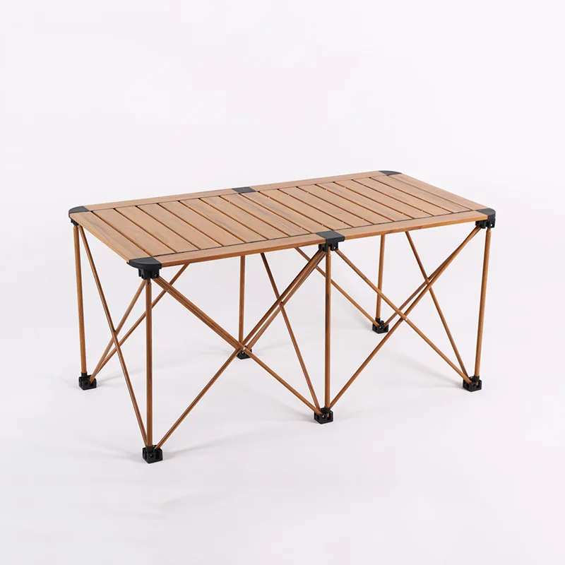 Tragbarer Camping-Picknicktisch aus Aluminium - Kaffee- und Teetisch für den Außenbereich