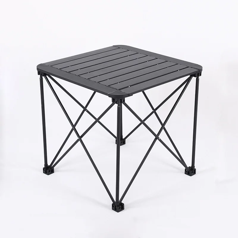 Tragbarer Camping-Picknicktisch aus Aluminium - Kaffee- und Teetisch für den Außenbereich