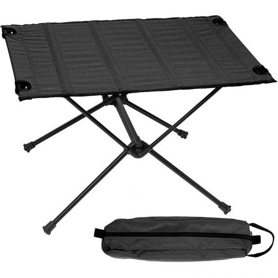 Campingtisch aus Stoff für den Außenbereich – Oxford Roll-up-Klapptisch, Aluminiumrahmen