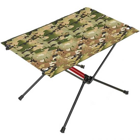 Campingtisch aus Stoff für den Außenbereich – Oxford Roll-up-Klapptisch, Aluminiumrahmen