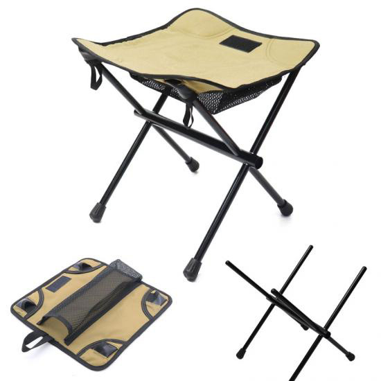 Tragbarer, kleiner, faltbarer Maza-Hocker zum Angeln, für den Strand, Wandern und Camping