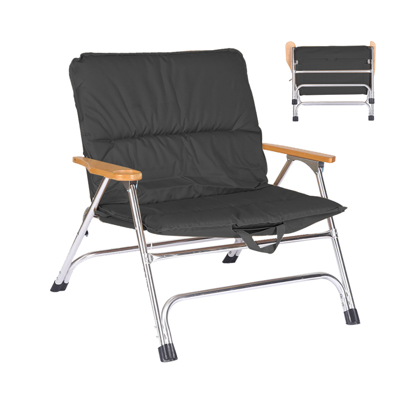Aluminium-Klapp-Winter-Camping-Sofa-Stühle mit dickem Kissen