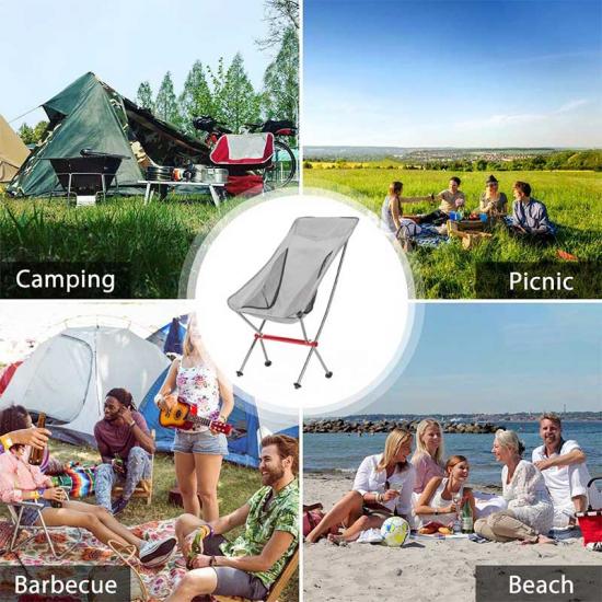 Ultraleichter faltbarer Campingstuhl aus Aluminium – tragbarer Strandstuhl