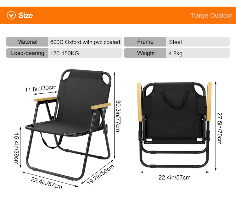 Outdoor Camping Freizeit Klappstuhl