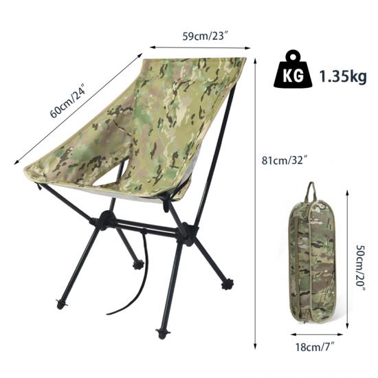 Maßgefertigter Klapp-Campingstuhl aus Stoff