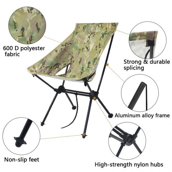 Maßgefertigter Klapp-Campingstuhl aus Stoff