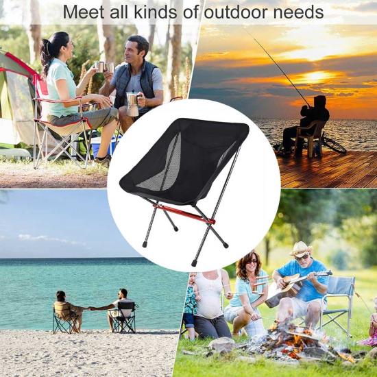 Tragbarer, leichter Moon Chair zum Angeln, Camping, Wandern und Reisen