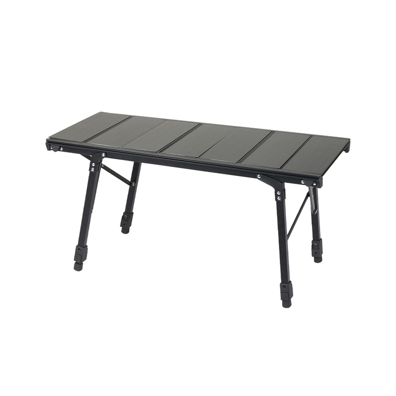 Tragbarer schwarzer IGT-Picknicktisch für Outdoor-Camping-Grillgarten