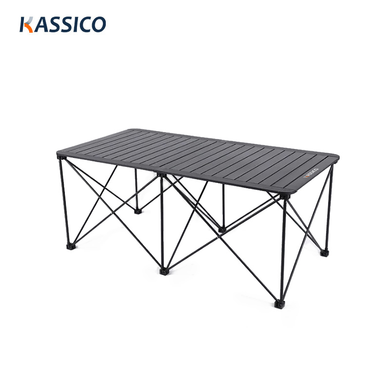 Tragbarer Camping-Picknicktisch aus Aluminium - Kaffee- und Teetisch für den Außenbereich