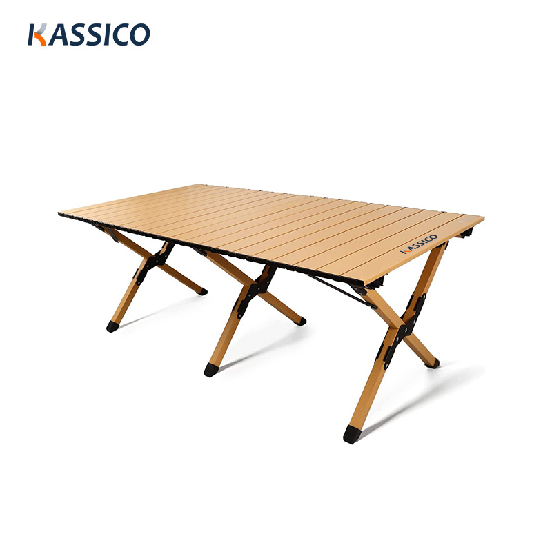 Tragbarer Aluminium-Camping-Klapptisch für den Außenbereich