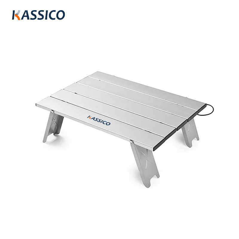 Ultraleichter, klappbarer Mini-Campingtisch aus Aluminium