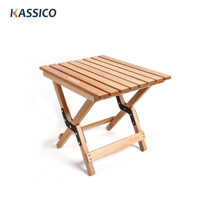Kleiner Klapphocker aus Holz - Wooden Camp Maza