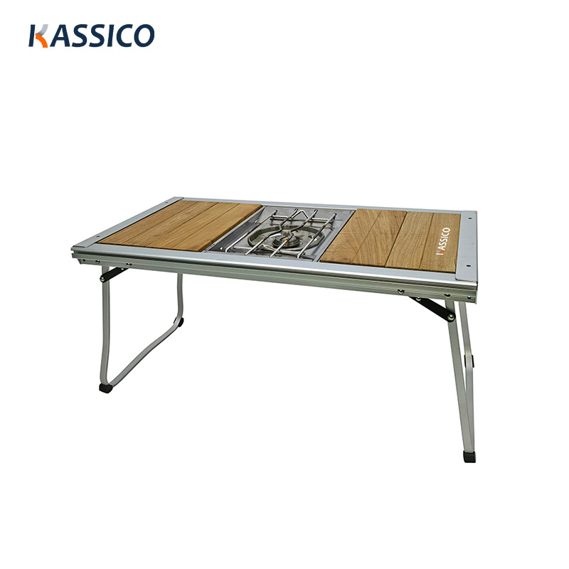 Klappbarer Camping-BBQ-IGT-Tisch