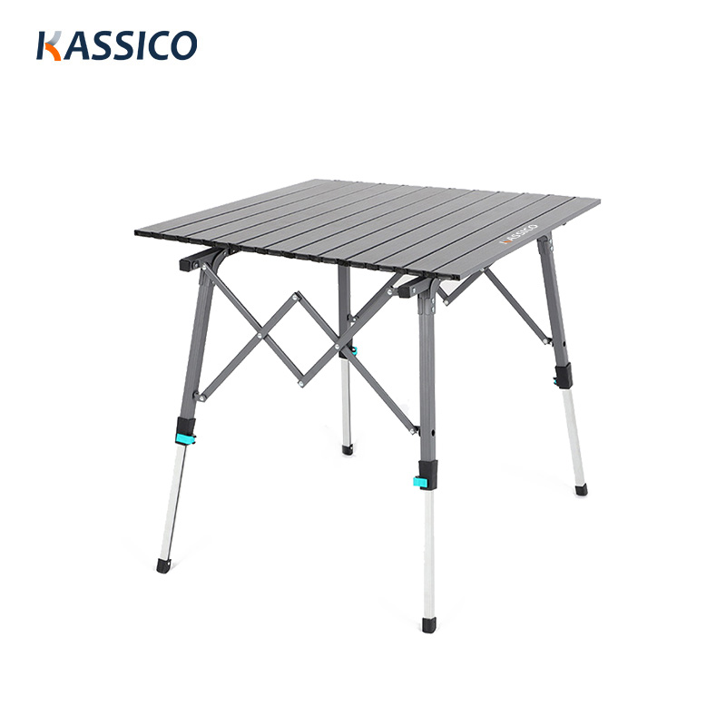 Höhenverstellbarer Klapptisch aus Aluminiumlegierung für den Außenbereich