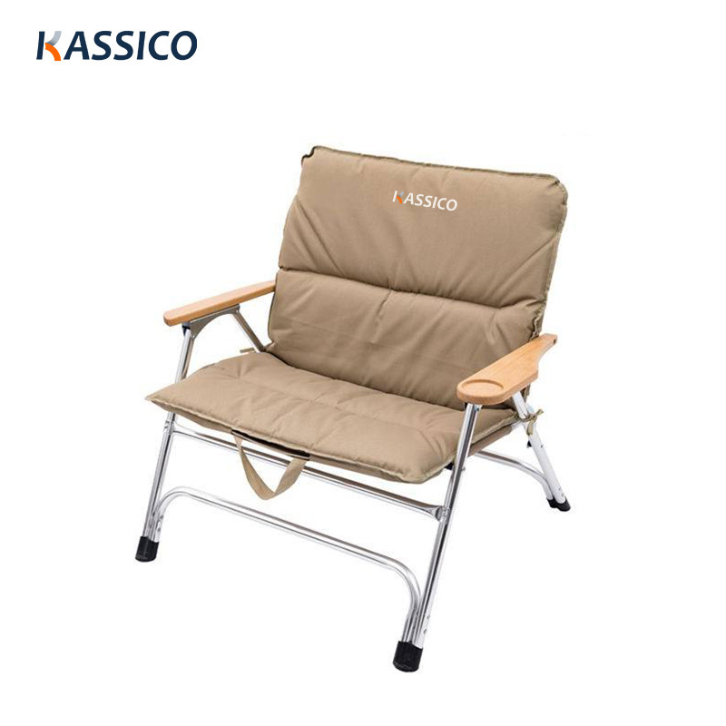 Aluminium-Klapp-Winter-Camping-Sofa-Stühle mit dickem Kissen