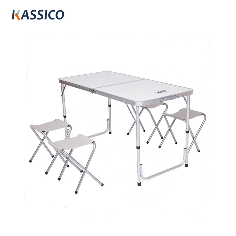 Klapptisch und Stuhl-Set für Garten, Hinterhof, Camping