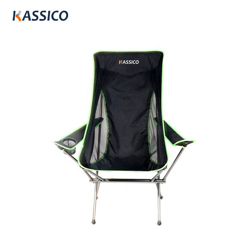 Leicht zu tragender Camping-Klappstuhl aus Aluminiumrohr mit Armlehne