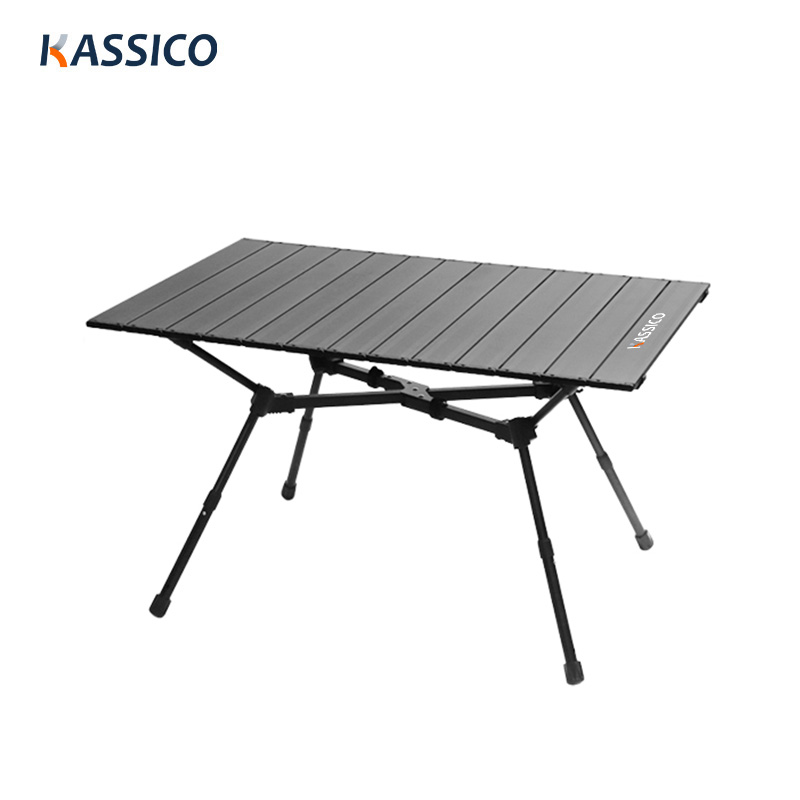 Tragbarer Aluminium gefalteter Campingtisch für Garten Hinterhof Party Picknick Reise