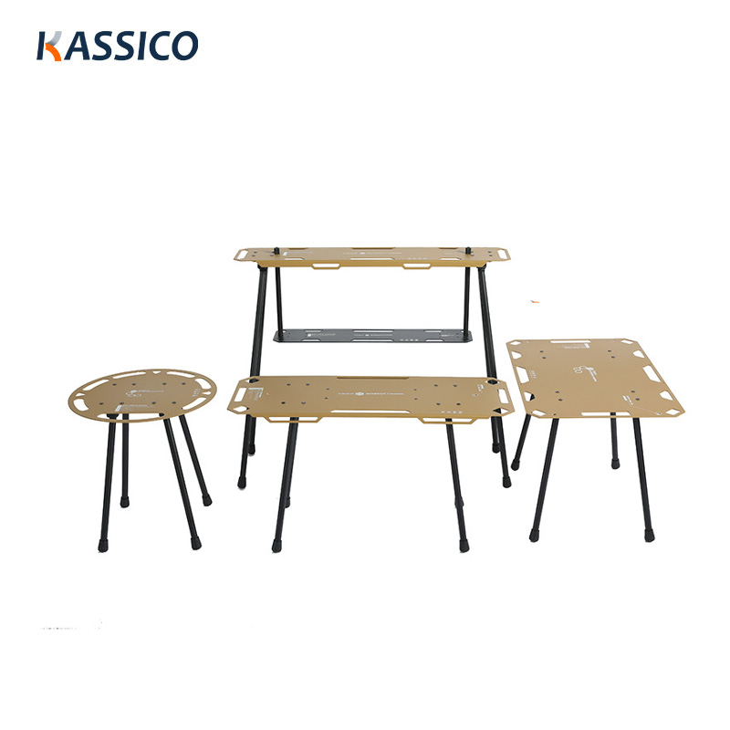 Ultraleichter, klappbarer Camping-Tisch aus Aluminium