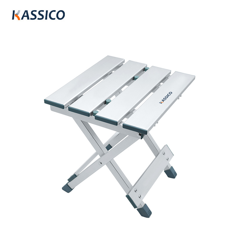 Tragbarer Aluminium-Klapphocker zum Angeln und Camping
