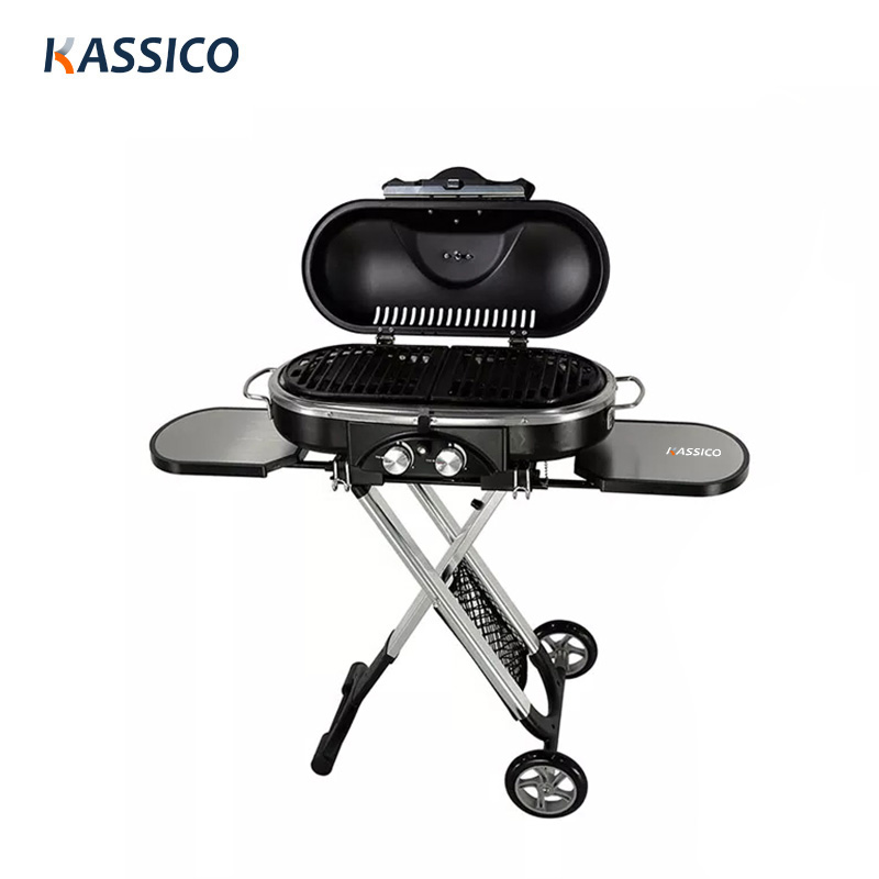 2023 Outdoor Camping Gasgrill mit Trolley