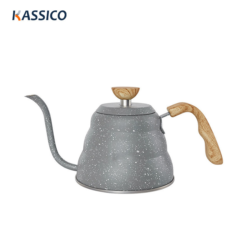 1L Outdoor Lange Schmale Camping Kaffeekanne & Teekessel