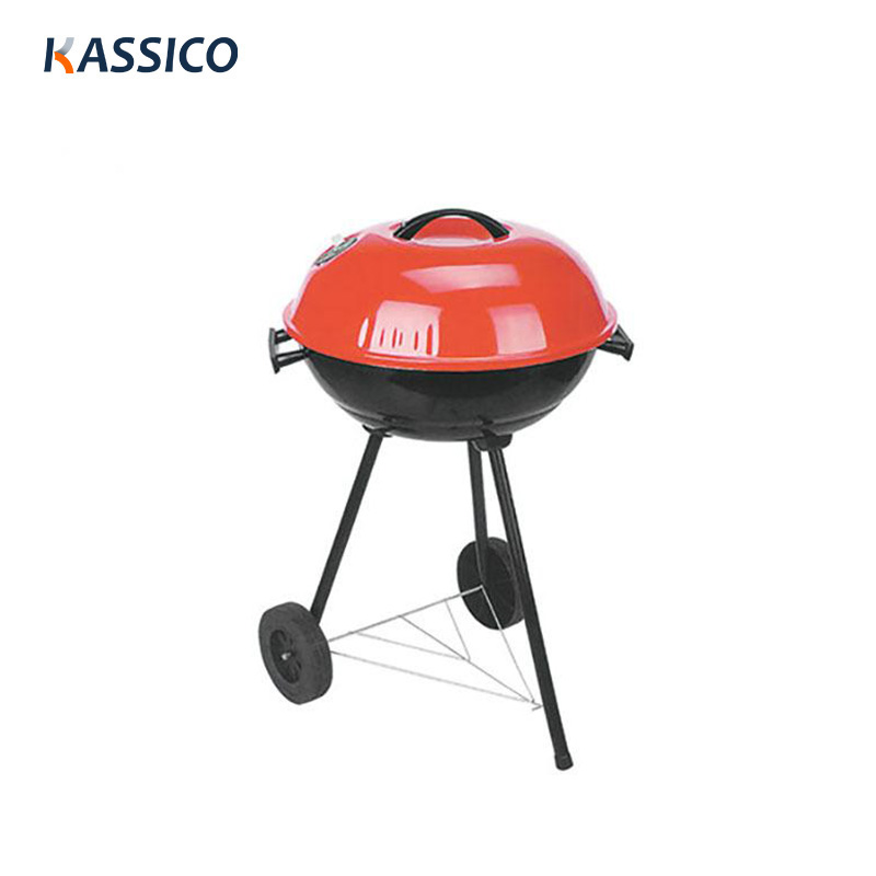 Tragbarer Kessel-Holzkohlegrill