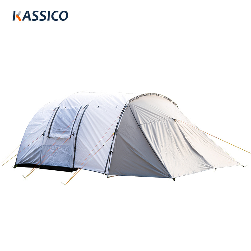 Wasserdichtes 3-Zimmer-Camping-Tunnelzelt