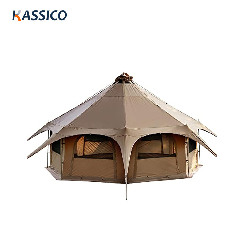 Doppellagiges Camping-Glamping-Jurt-Zelt