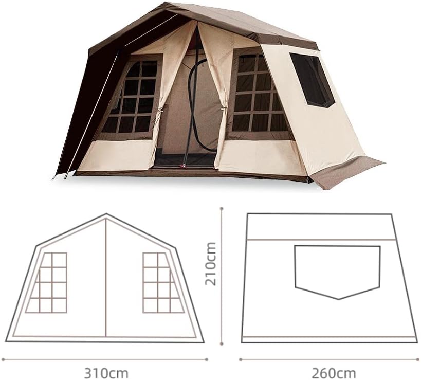 Doppellagiges Camping-Hauszelt