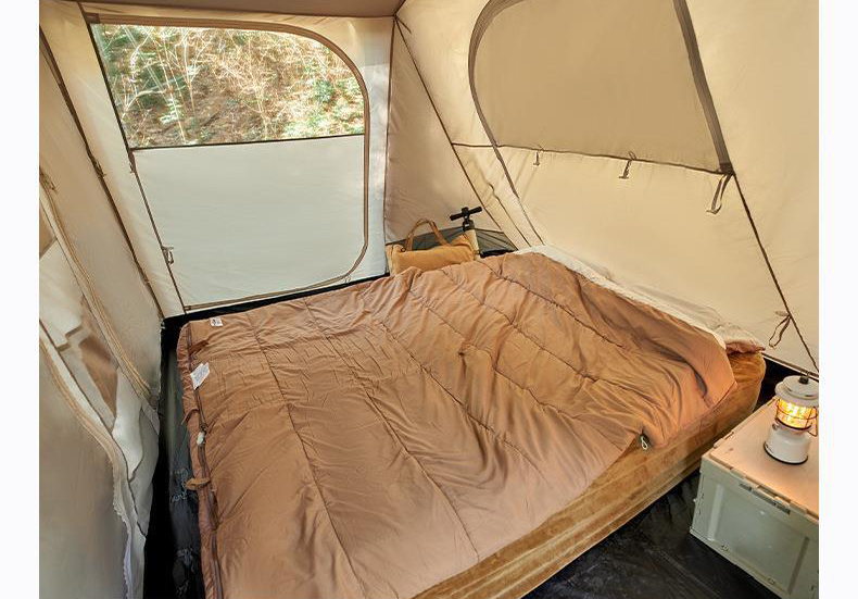 17.5 m² großes, aufblasbares Auto-Heckzelt für Familiencamping im Freien