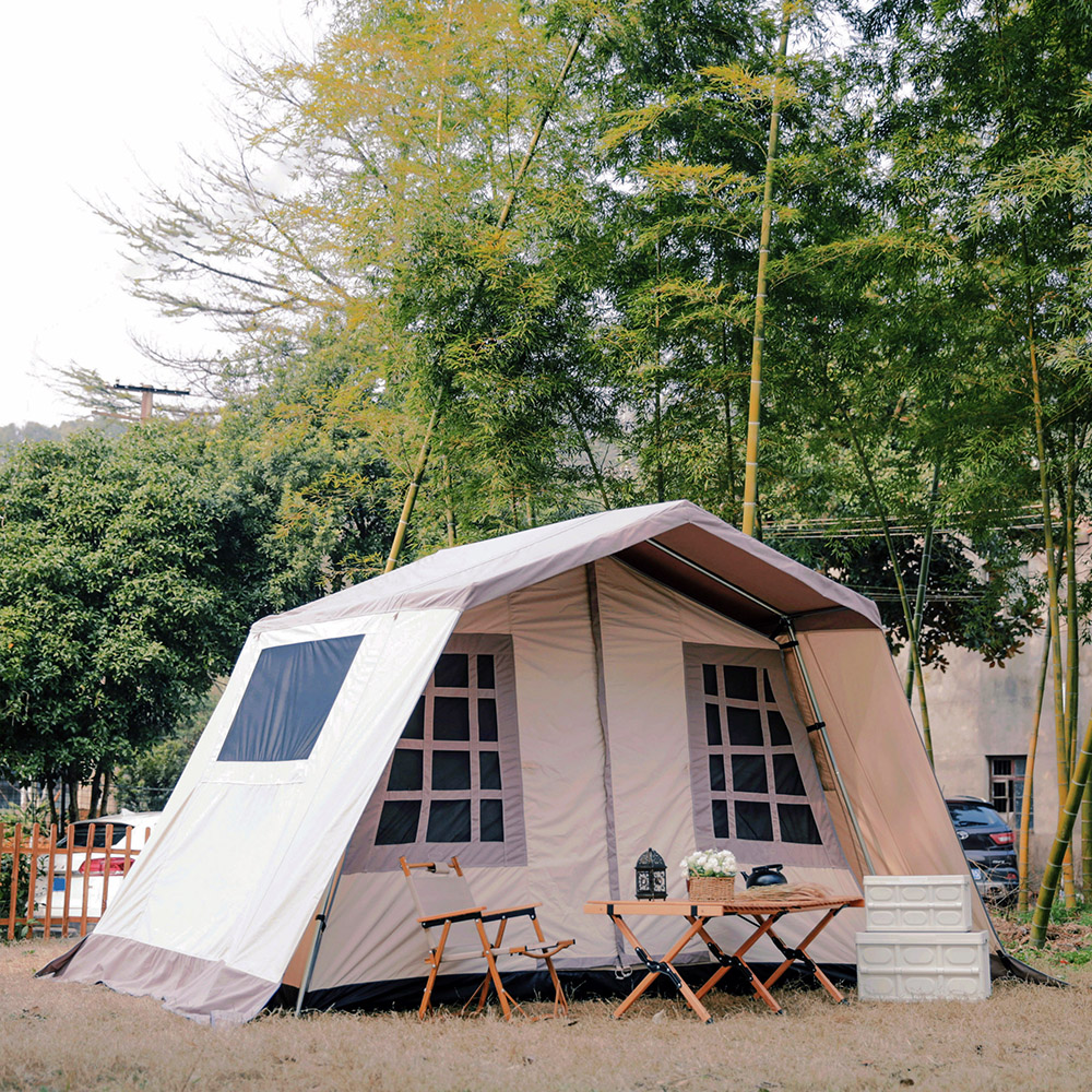 Doppellagiges Camping-Hauszelt