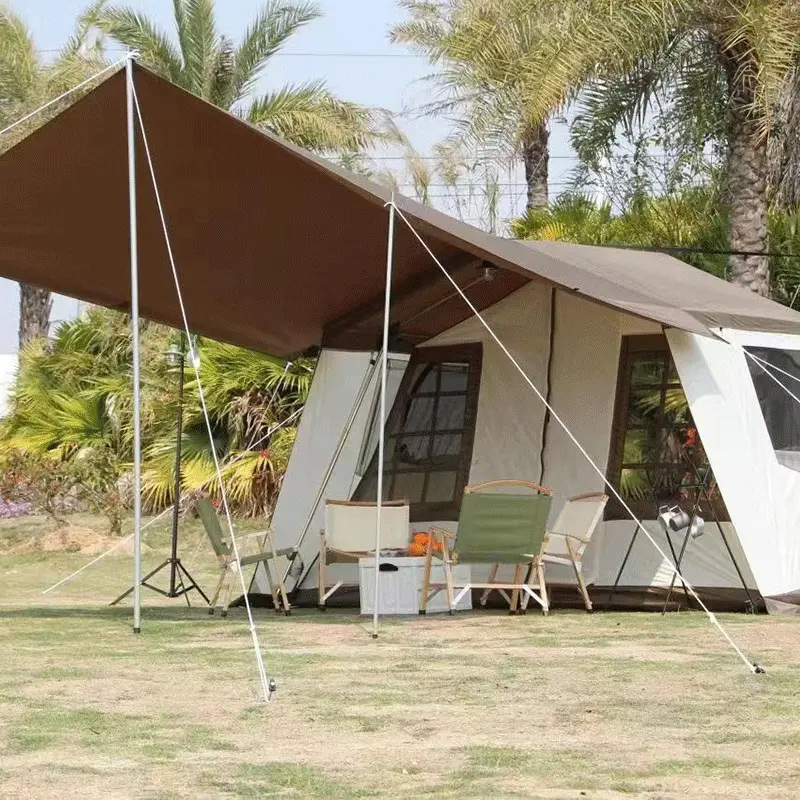 Doppellagiges Camping-Hauszelt