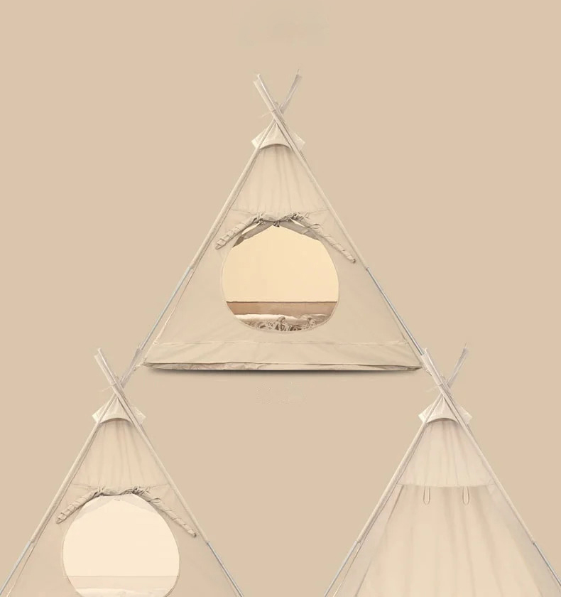Indisches Tipi-Kinderspielzelt aus Segeltuch