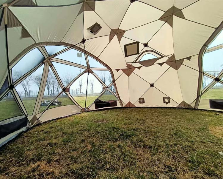 Automatisches Kuppelzelt – für Hotels, Resorts und Campingplätze