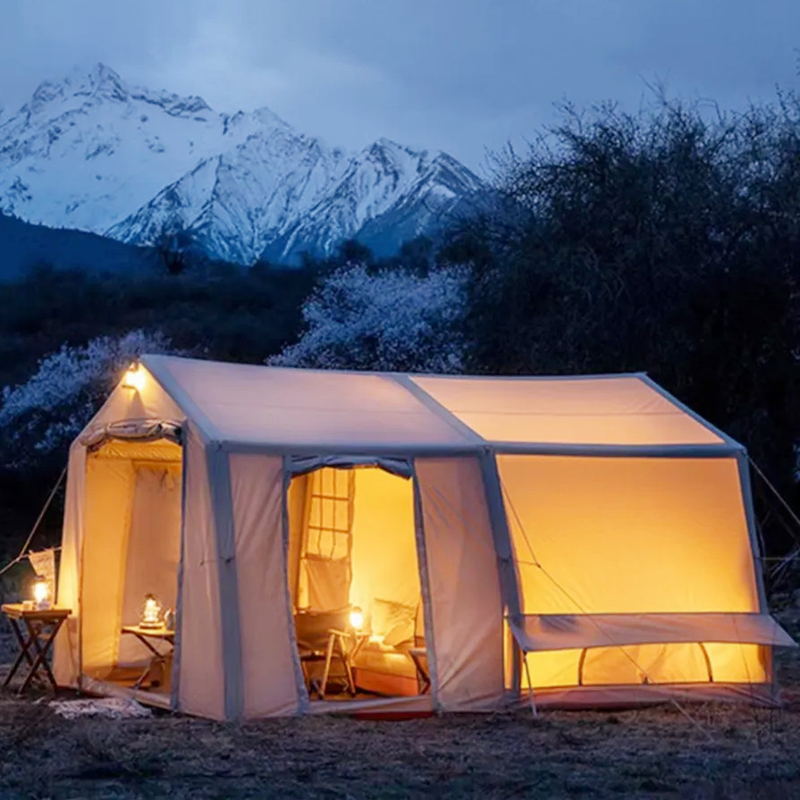 12㎡ Zwei Zimmer Automatisches aufblasbares Glamping-Zelt