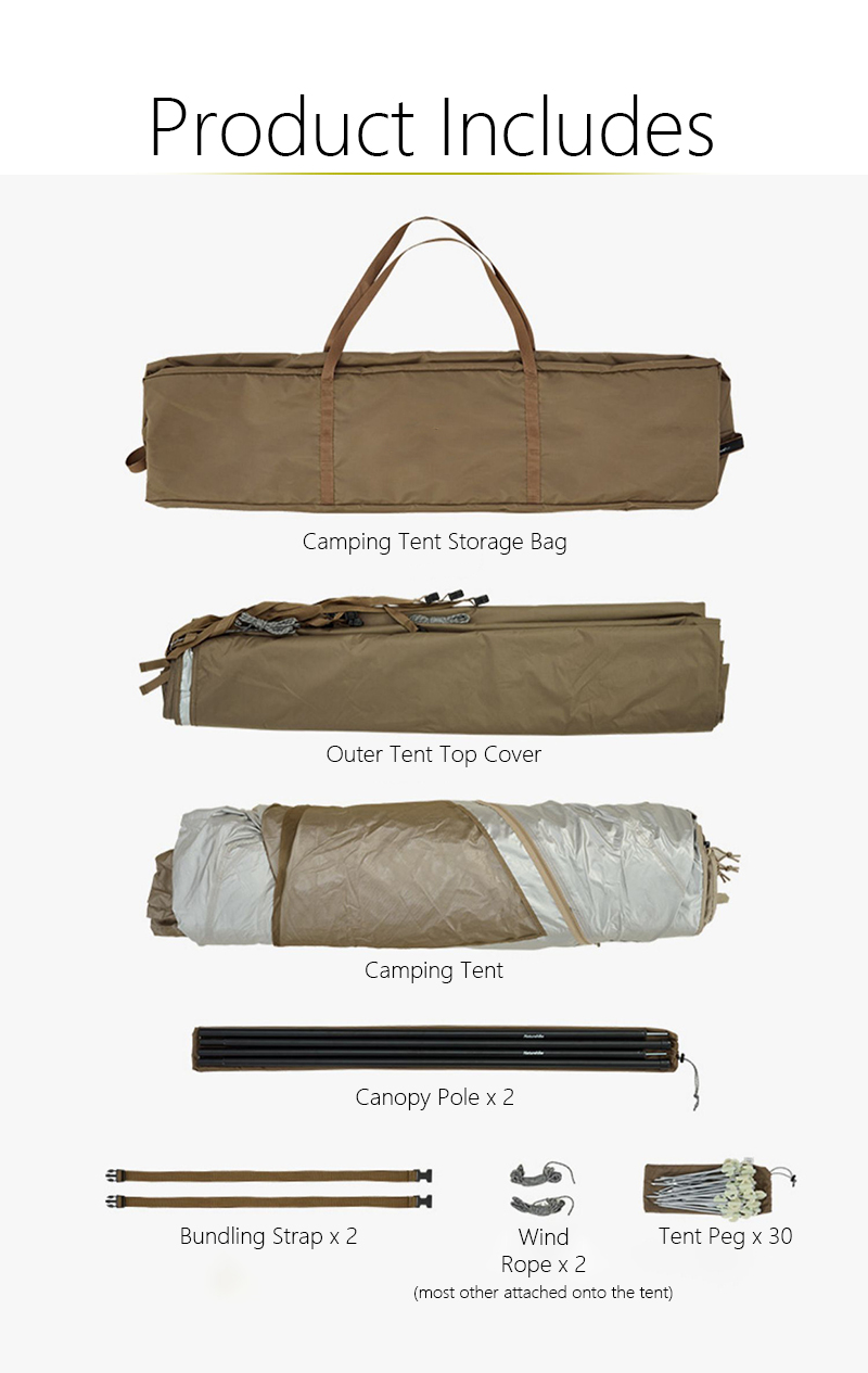 2 Zimmer Cloud Vessel Camping Tunnelzelt